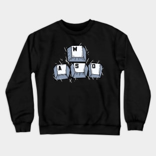 WASD - For Gamers Crewneck Sweatshirt